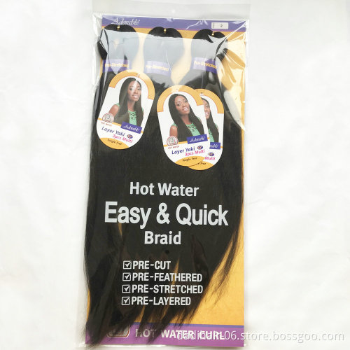 Hot selling 100% Yaki braiding hair wholesale pre-stretched braid